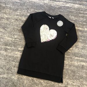 💙 NWT💙 GAP Kids flip sequins terry dress